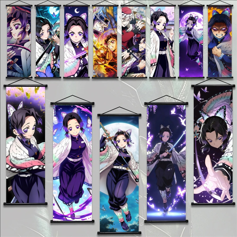 Home Textiles - Shinobu Kocho Demon Slayer Sanat Kumaş