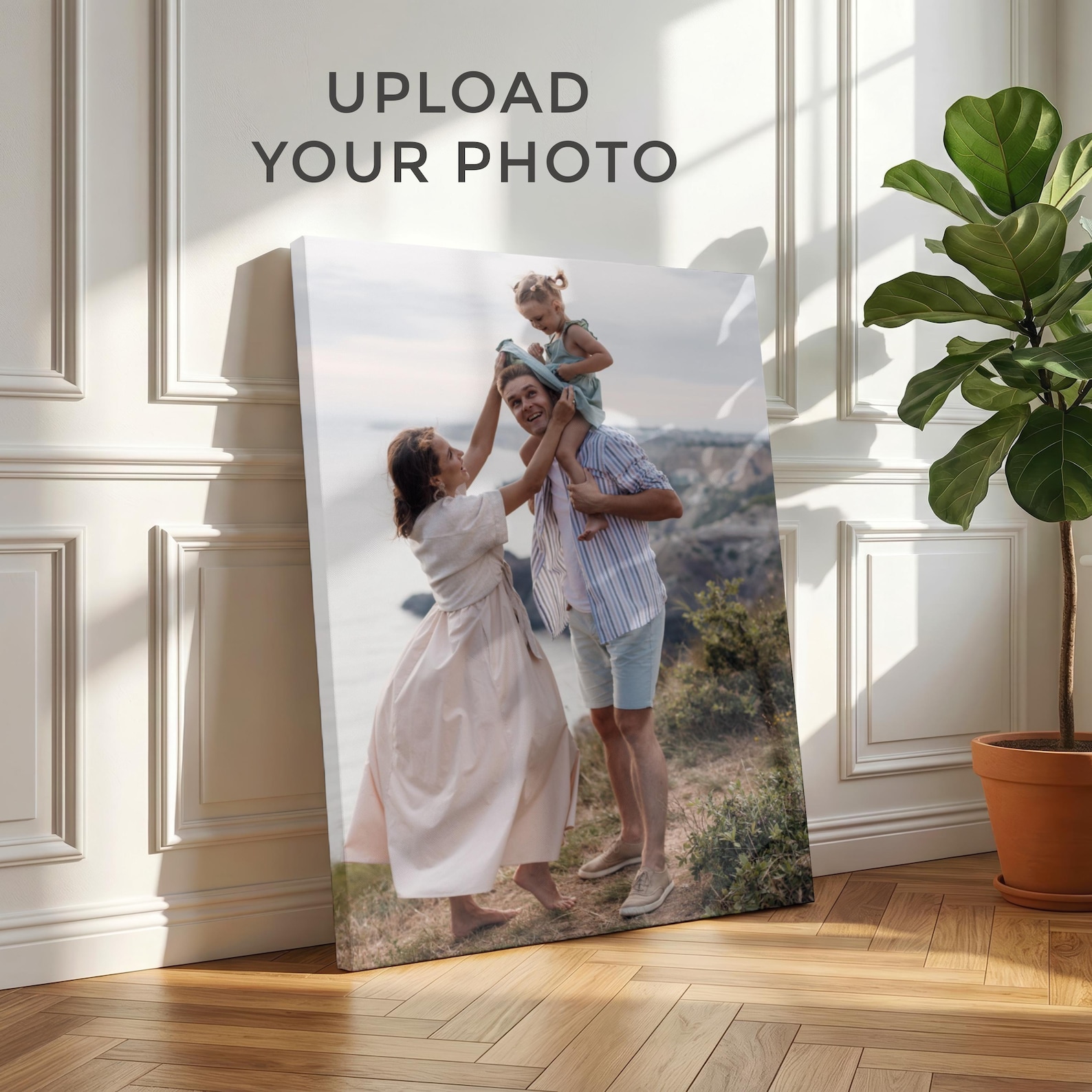 Home Of Textiles - Kişiye Özel Fotoğraf Kanvası, Özel Aile