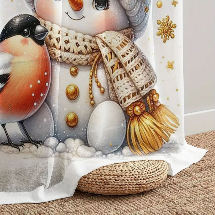 2 Adet Dijital Baskı Şeffaf Pe - Curtain Sheer Voile incelemesi ve fiyatı