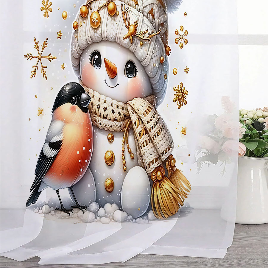 2 Adet Dijital Baskı Şeffaf Pe - Curtain Sheer Voile incelemesi ve fiyatı
