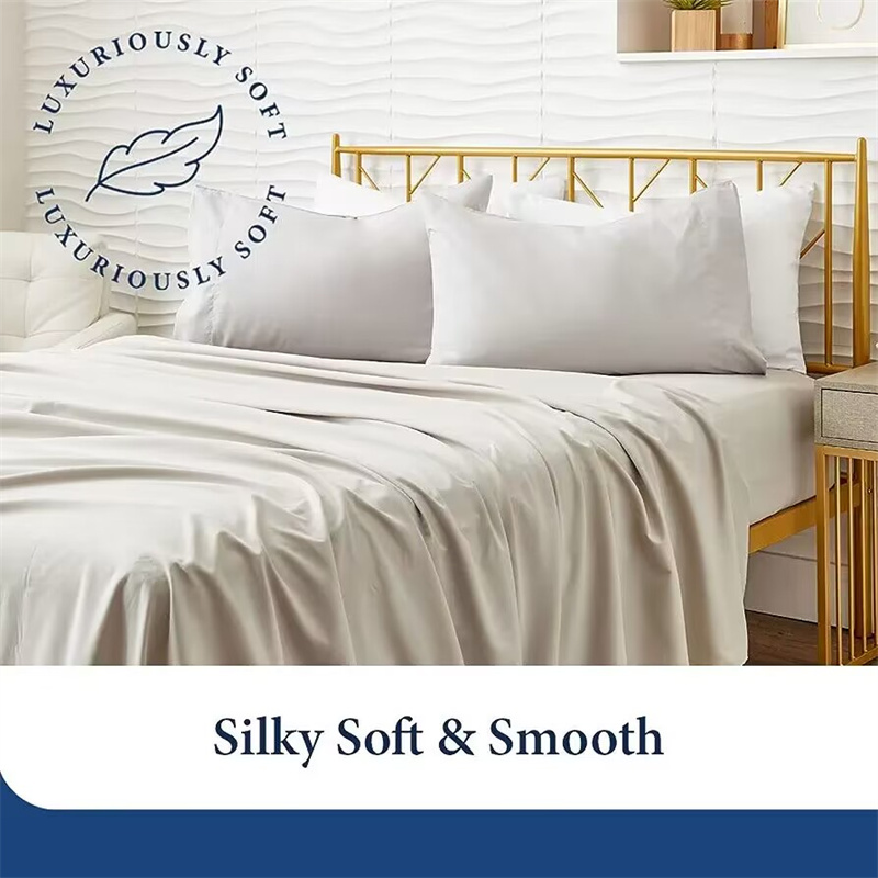 100% mısır pamuk 4/6 parça yat - Silk Sheet Set incelemesi ve fiyatı