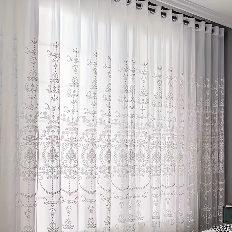 1 adet Beyaz İşlemeli Sırf Per - Curtain Sheer Voile incelemesi ve fiyatı