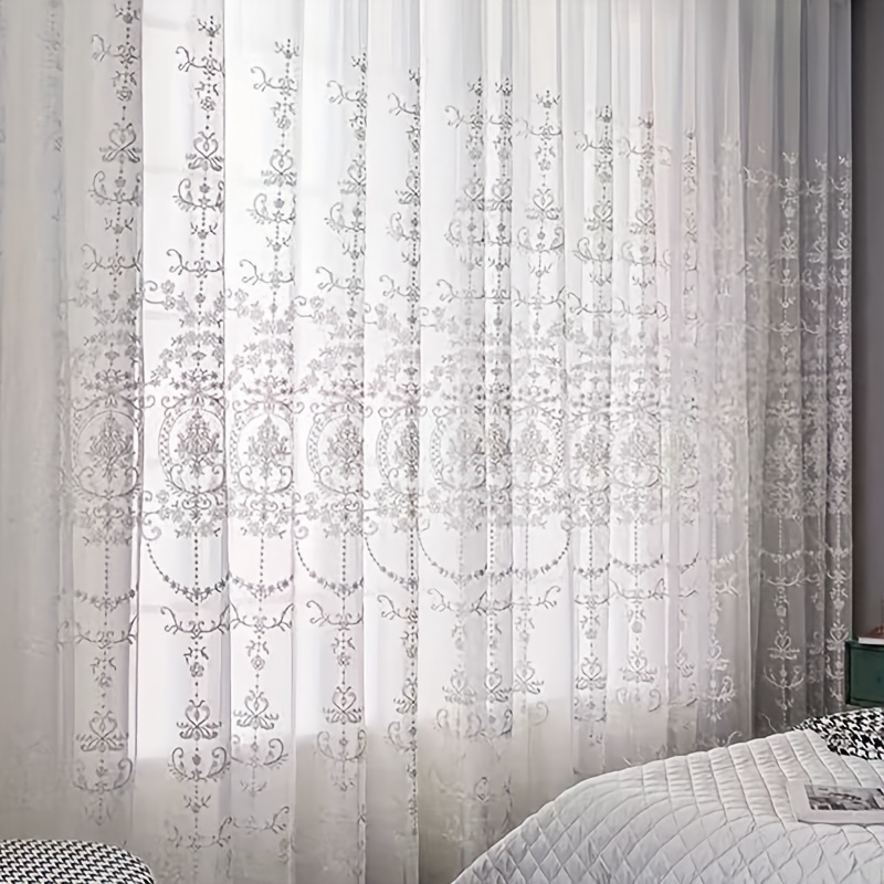 1 adet Beyaz İşlemeli Sırf Per - Curtain Sheer Voile incelemesi ve fiyatı