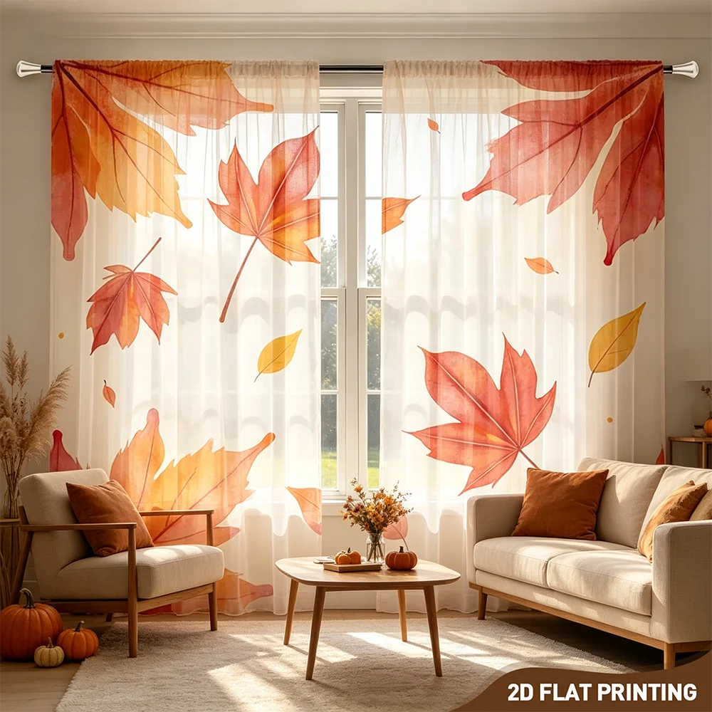 2 Adet Dijital Baskı Şeffaf Pe - Curtain Sheer Voile incelemesi ve fiyatı