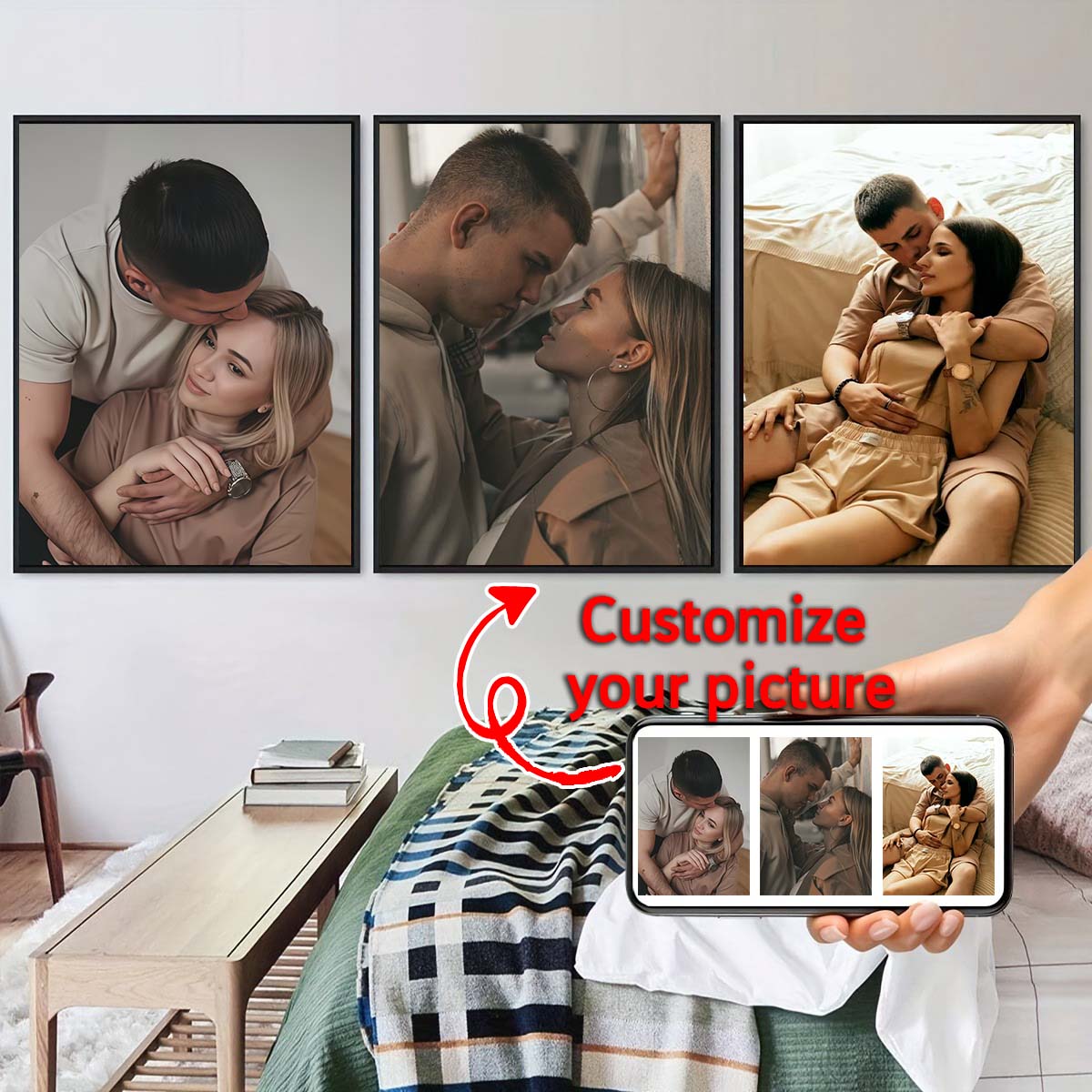 Triptik - 2D özel fotoğraf ahş - Home Of Textiles incelemesi ve fiyatı