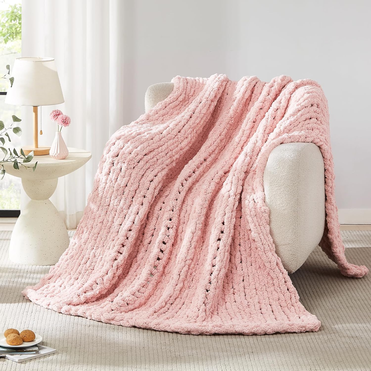 Tıknaz Örgü Battaniye Atmak Şö - Throw Blanket Chunky Knit incelemesi ve fiyatı