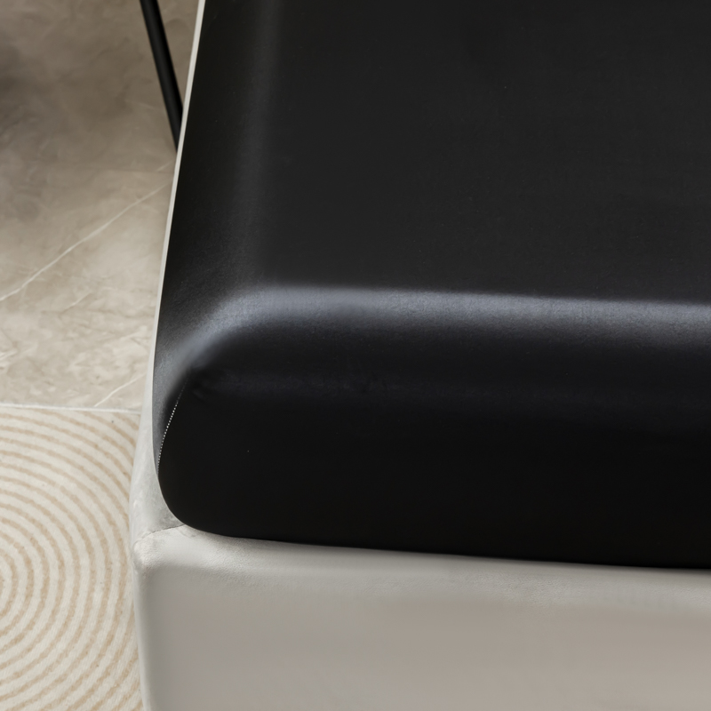 3 adet siyah saten çarşaf düz  - Silk Sheet Set incelemesi ve fiyatı