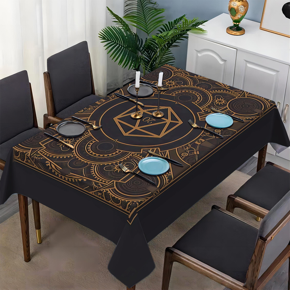 Steampunk Siyah Altın Dişli De - Home Of Textiles incelemesi ve fiyatı