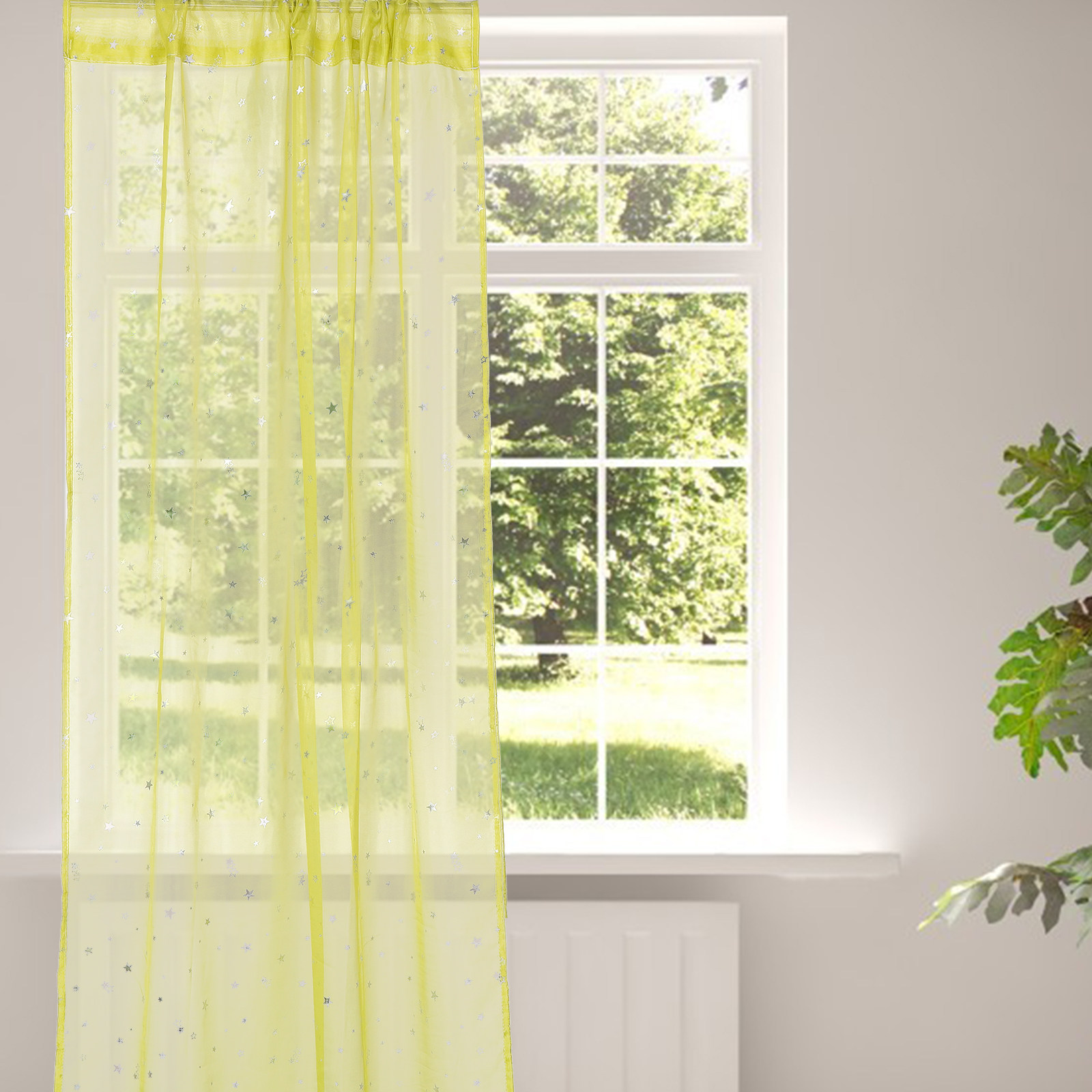 Gümüş Yıldız Folyo Sırf Perdel - Curtain Sheer Voile incelemesi ve fiyatı