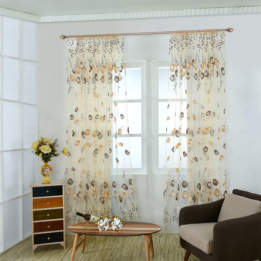 100x200 cm Lale Vual Perdeler  - Curtain Sheer Voile incelemesi ve fiyatı