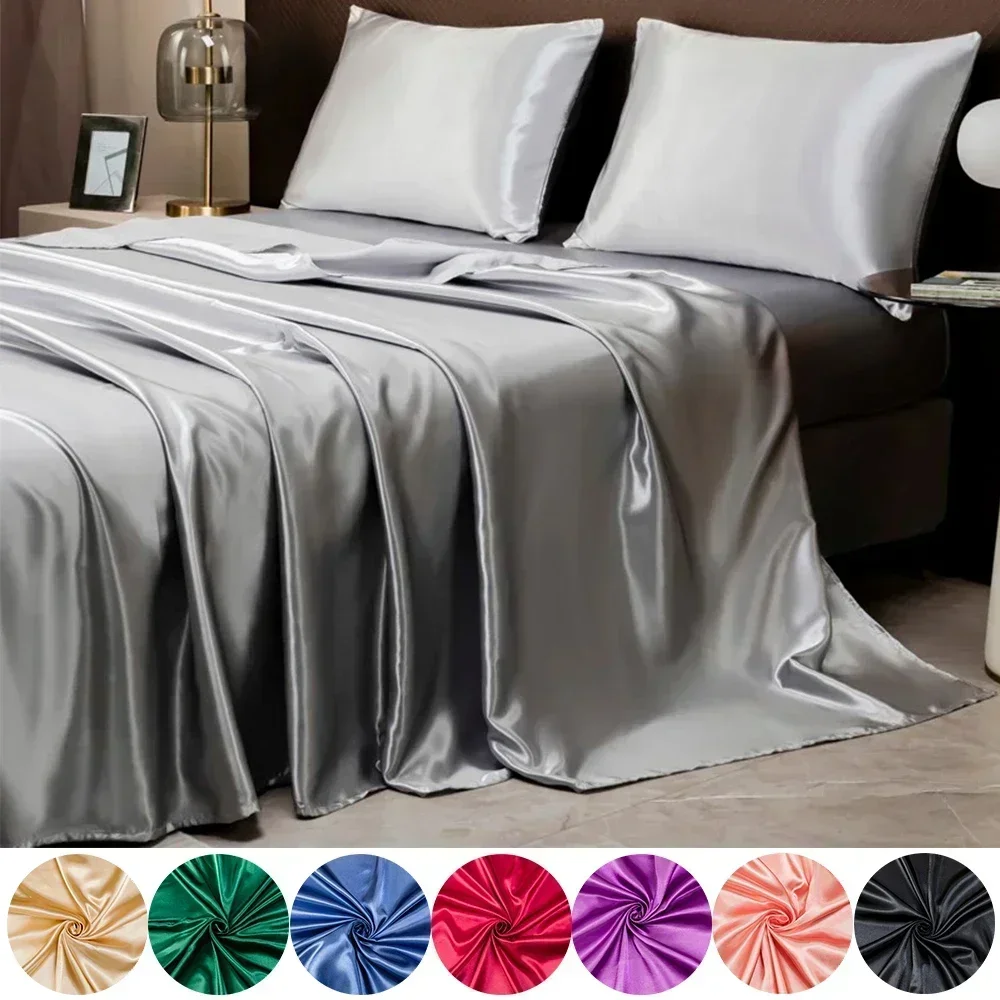 2/3PCS Lüks Saten Çarşaf Seti  - Silk Sheet Set incelemesi ve fiyatı