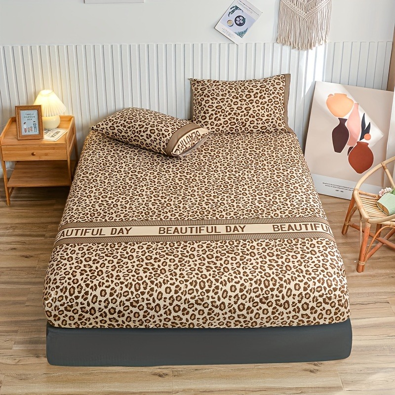 Vintage Leopar Baskılı Çarşaf  - Bed Sheet Microfiber incelemesi ve fiyatı