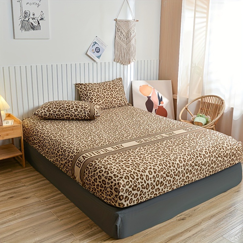 Vintage Leopar Baskılı Çarşaf  - Bed Sheet Microfiber incelemesi ve fiyatı